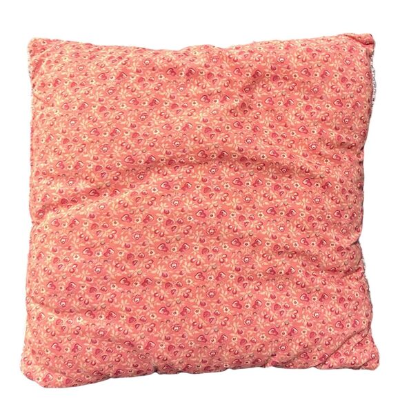 Set of Vintage Throw Pillows Square Floral Tapestry Round Crochet Sequin 1970s - Picture 11 of 11